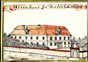 Herrnhaus zu Deutsch Lauden - Dwr, widok oglny